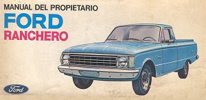 Manual unico de la Ranchero 1973    - PROXIMAMENTE -